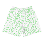 Cactus Comfort Shorts (White & Green)