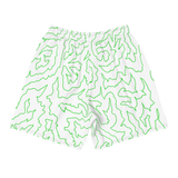 Cactus Comfort Shorts (White & Green)