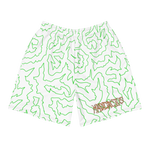 Cactus Comfort Shorts (White & Green)